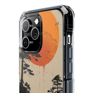 Sunkissed Serenity - Phone Case for iPhone (Clear Impact - Magnetic)