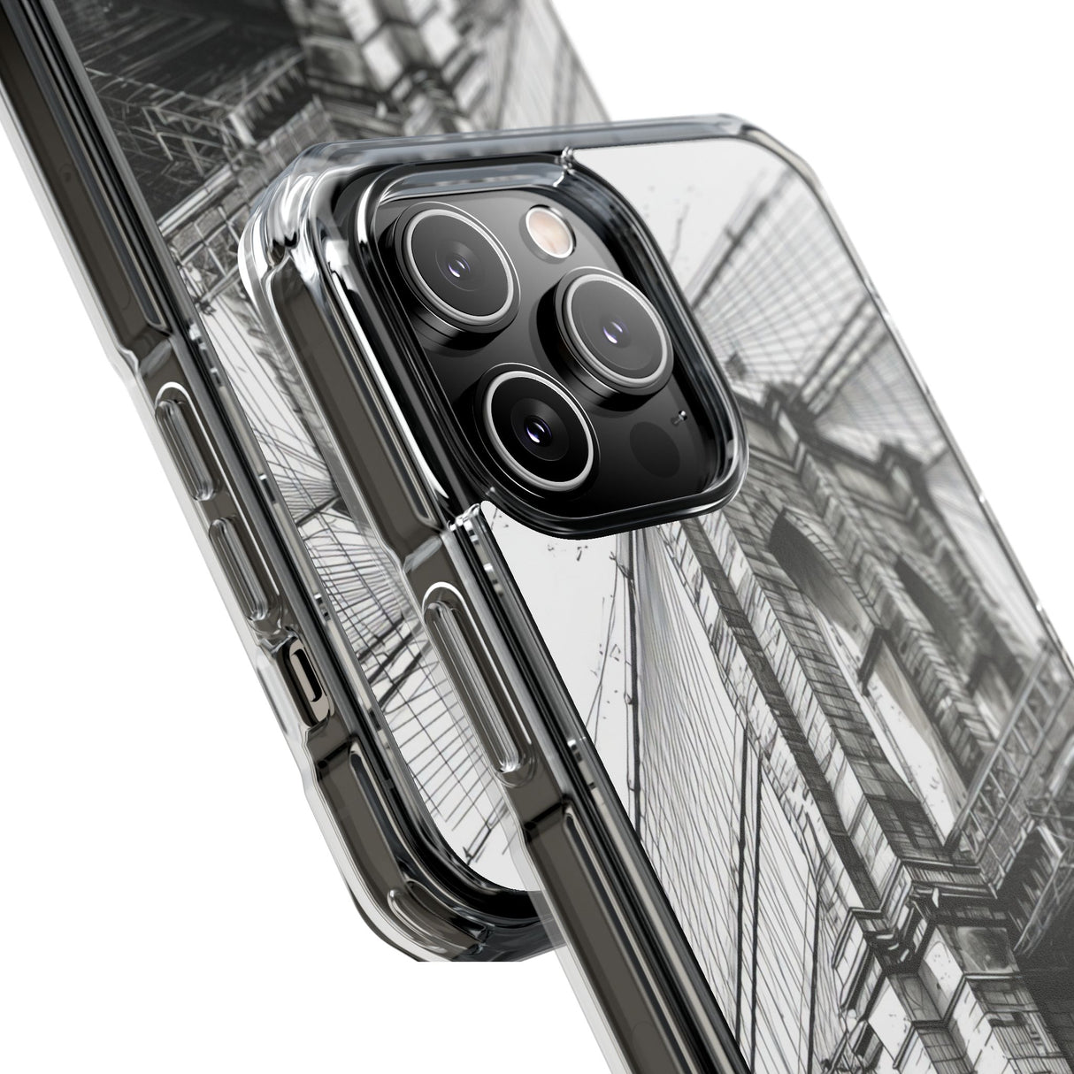 Timeless Architecture - Phone Case for iPhone (Clear Impact - Magnetic)