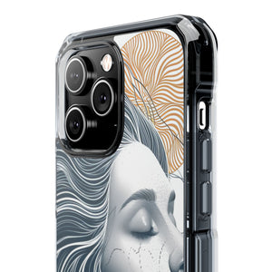 Serene Abstraction - Phone Case for iPhone (Clear Impact - Magnetic)