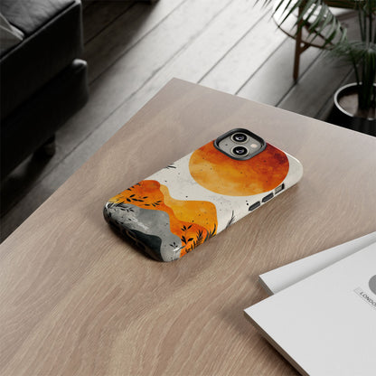 Sun Illuminates Mountains - iPhone Case