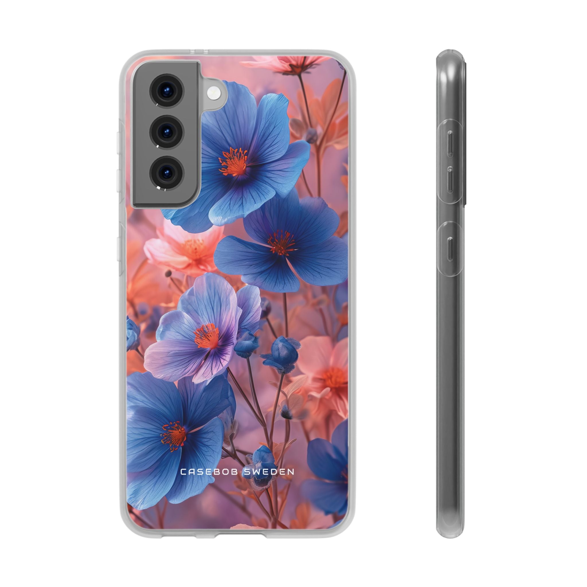 Harmonious Blooming Blues and Pinks Samsung S21 - Flexi Phone Case