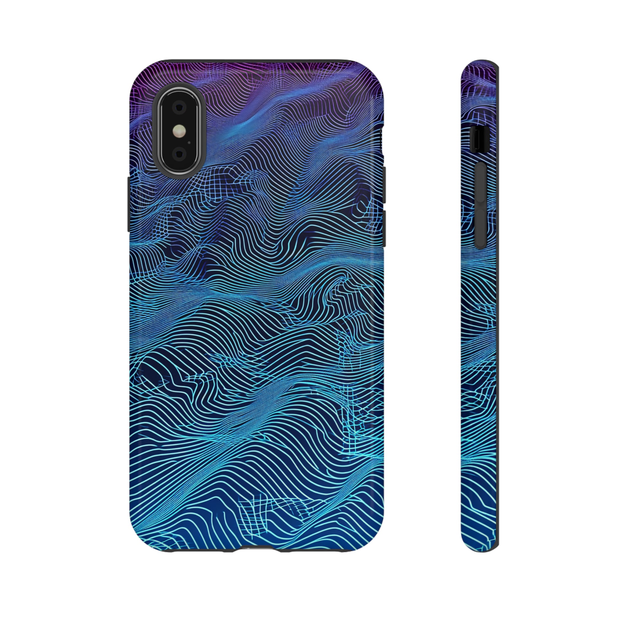 AI Interface: Tech Gradient - Protective Phone Case