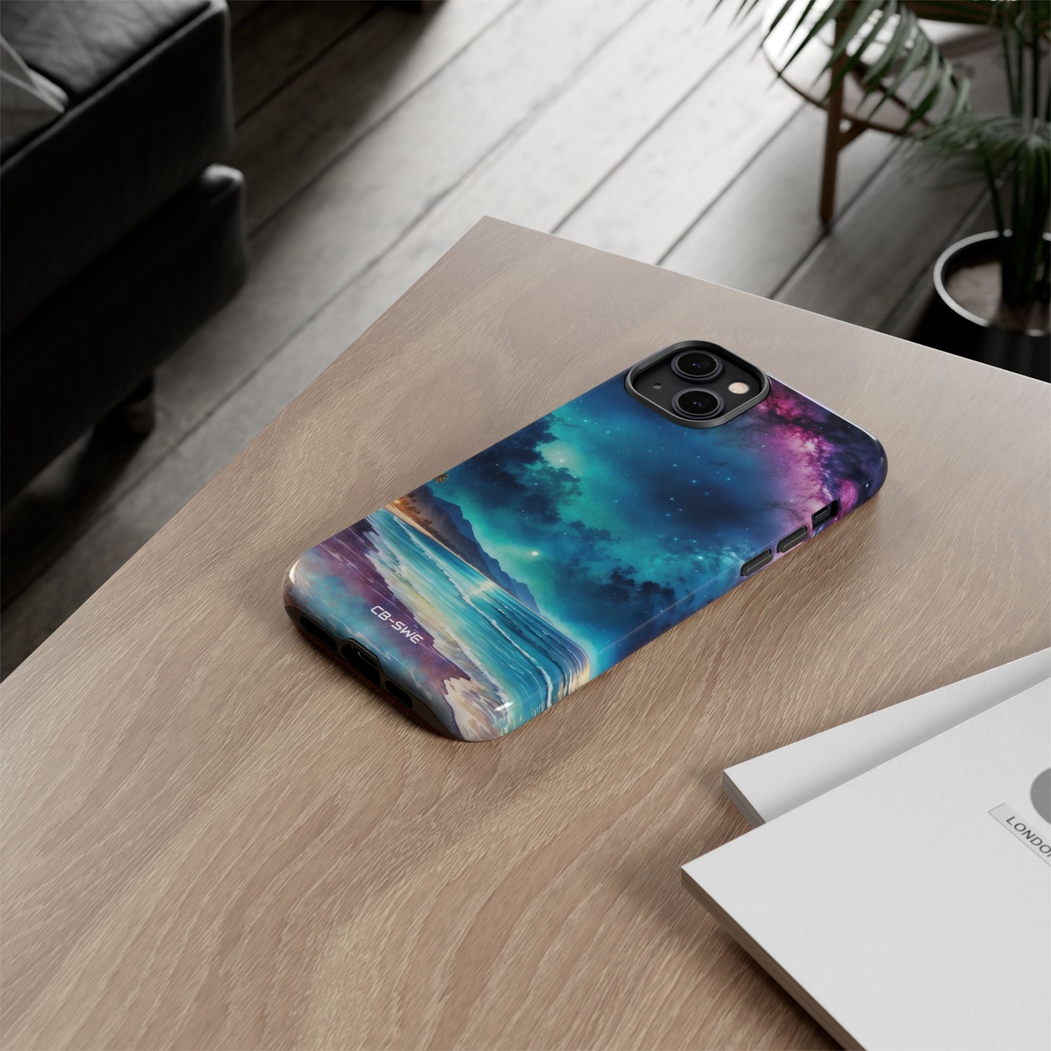 Waves Embrace Stars - iPhone Case