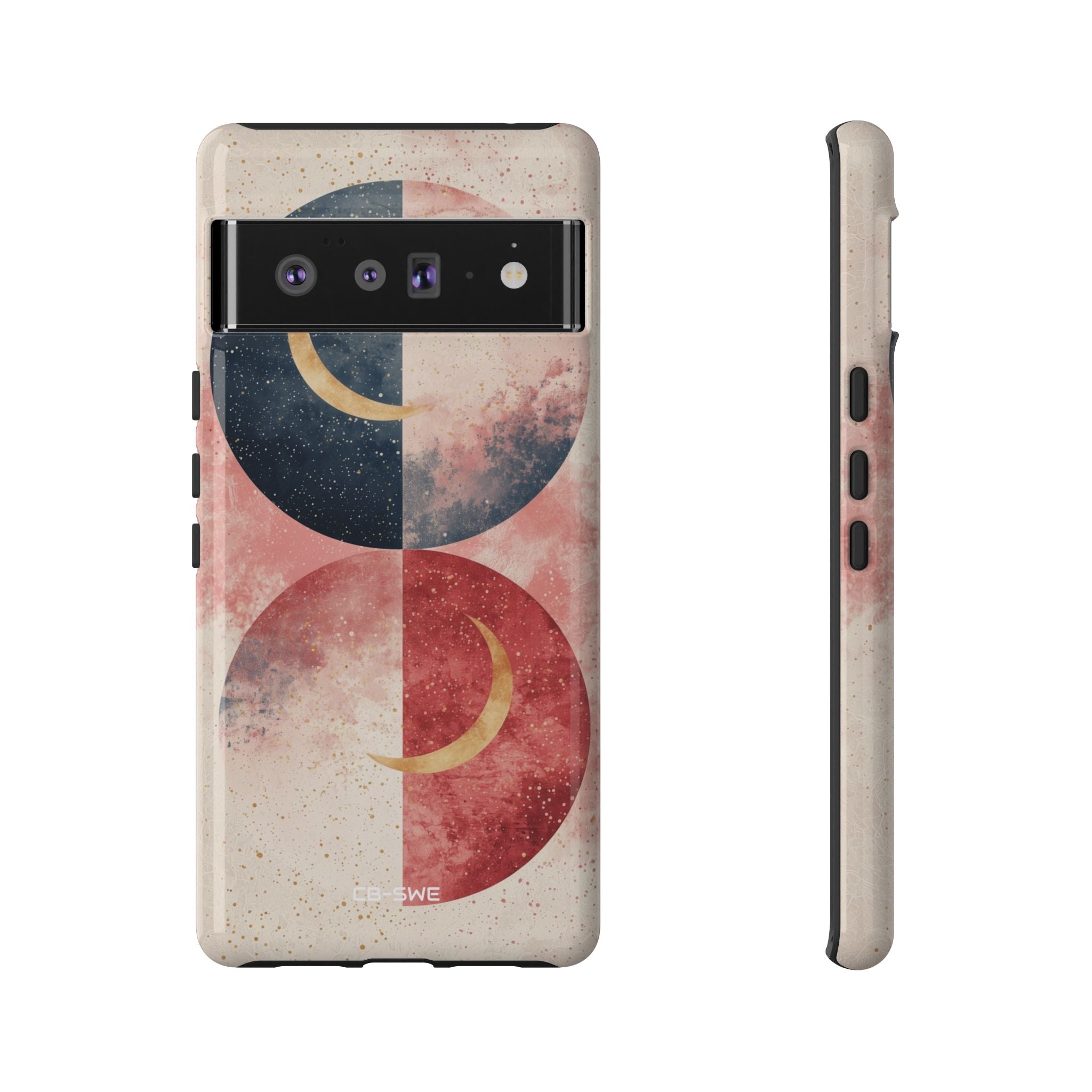 Crescents Embrace Stars - Google Pixel Case