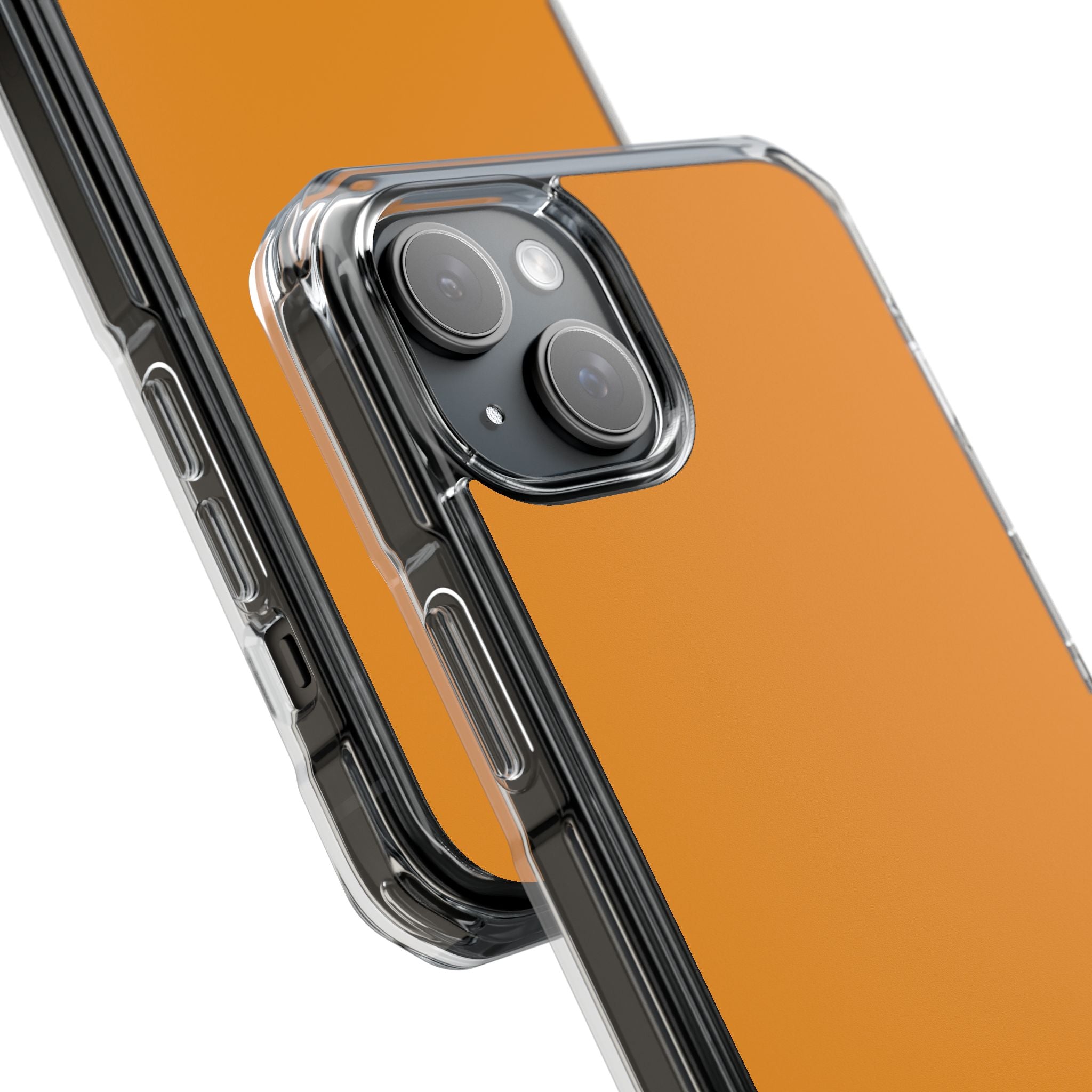 Carrot Orange - Clear Impact Case for iPhone