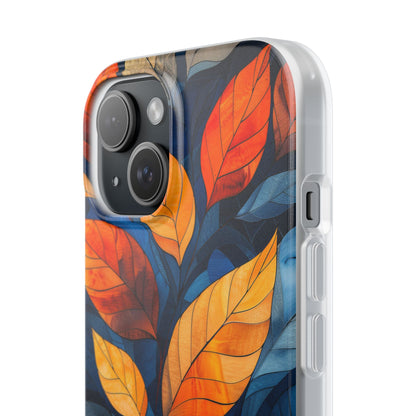 Stained Glass Blossoms iPhone 15 - Flexi Phone Case