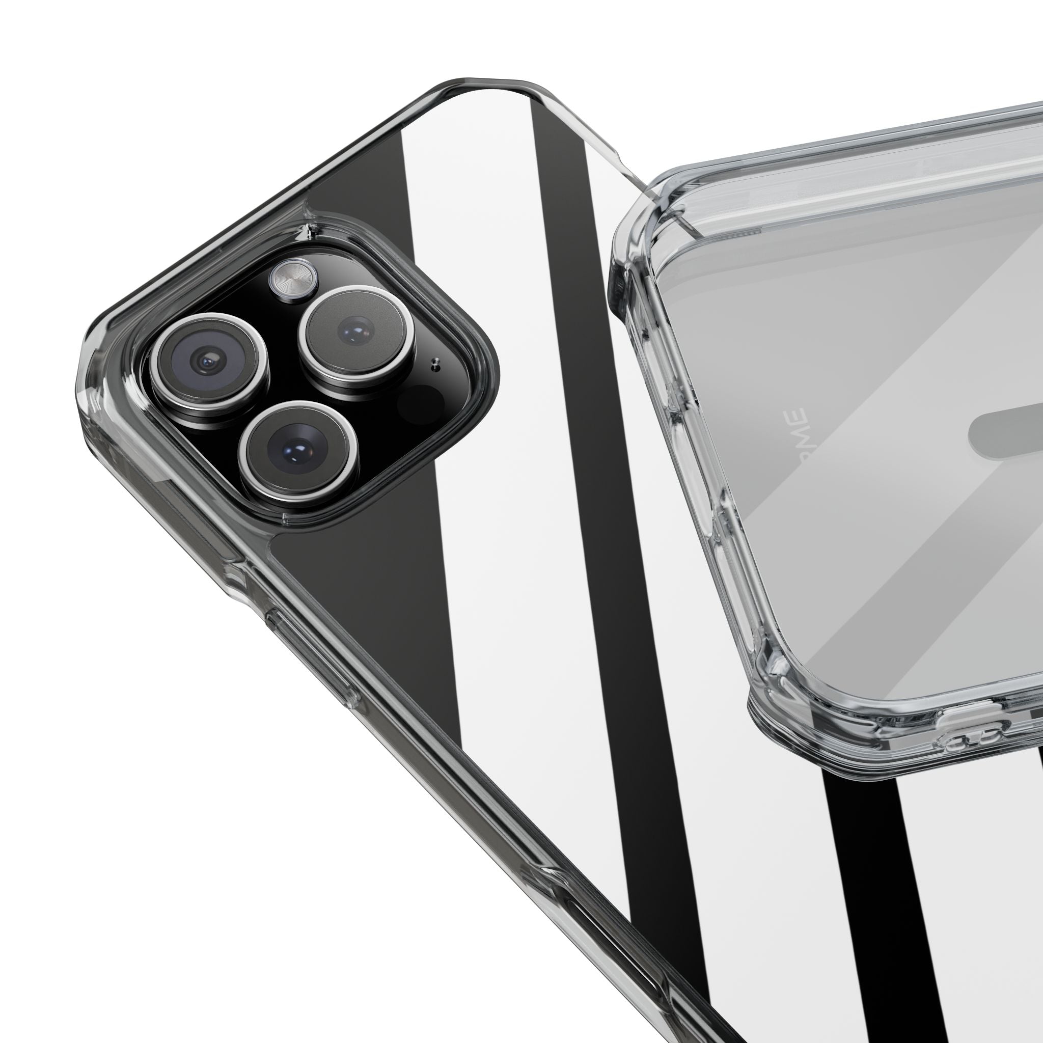 Monochrome Diagonal Symmetry iPhone Case - Impact