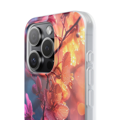 Surreal Flower Harmony iPhone 15 - Flexi Phone Case