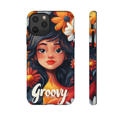 Floral Girl Smiles - iPhone Case