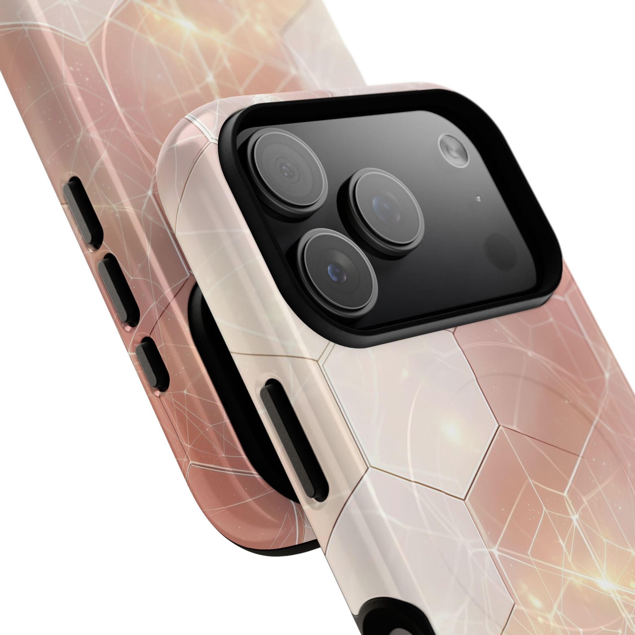 Honeycomb Glow iPhone 17 Pro Case - Tough+