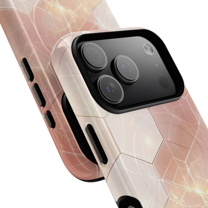 Honeycomb Glow iPhone 17 Pro Case - Tough+