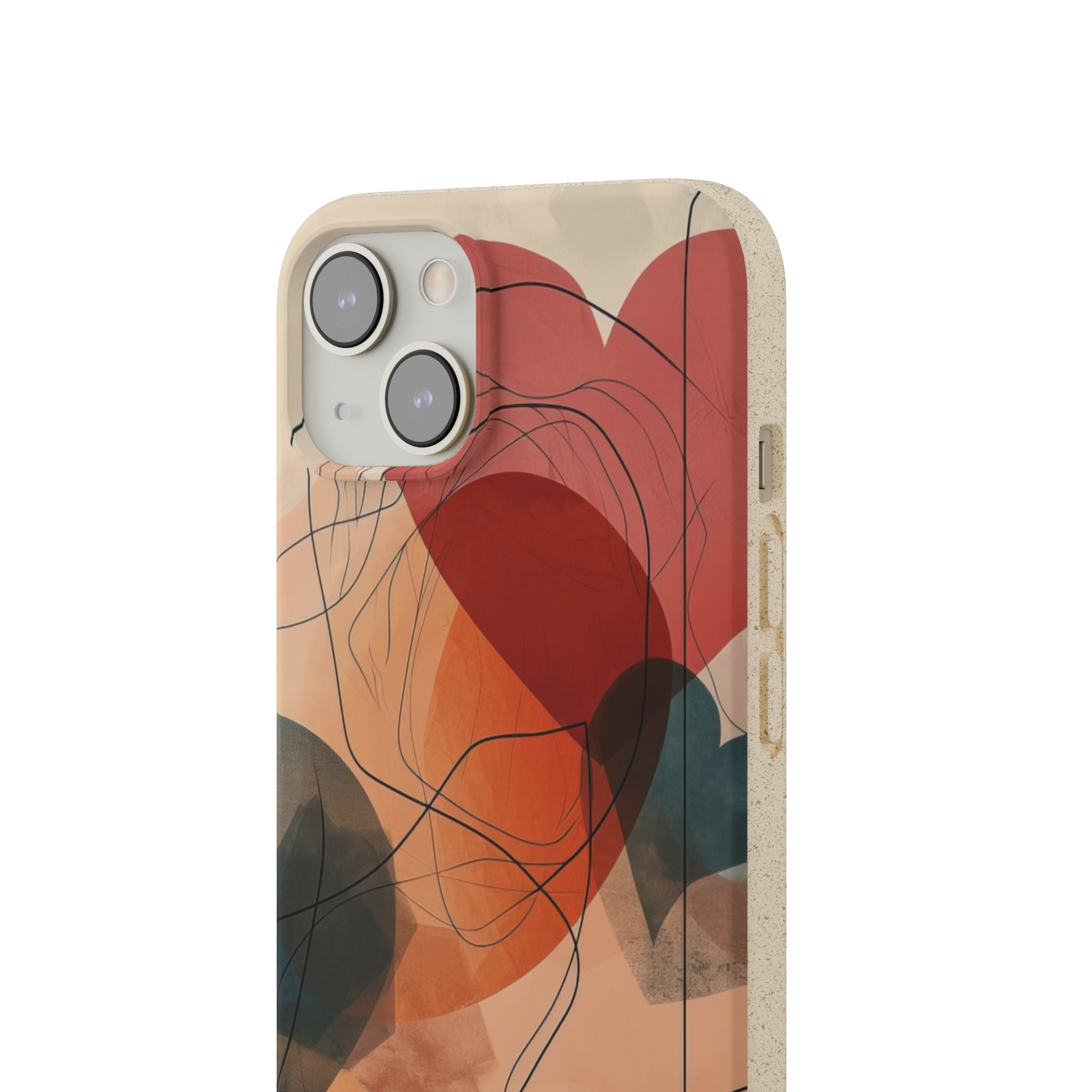 Abstract Heart Harmony | Biodegradable Phone Case