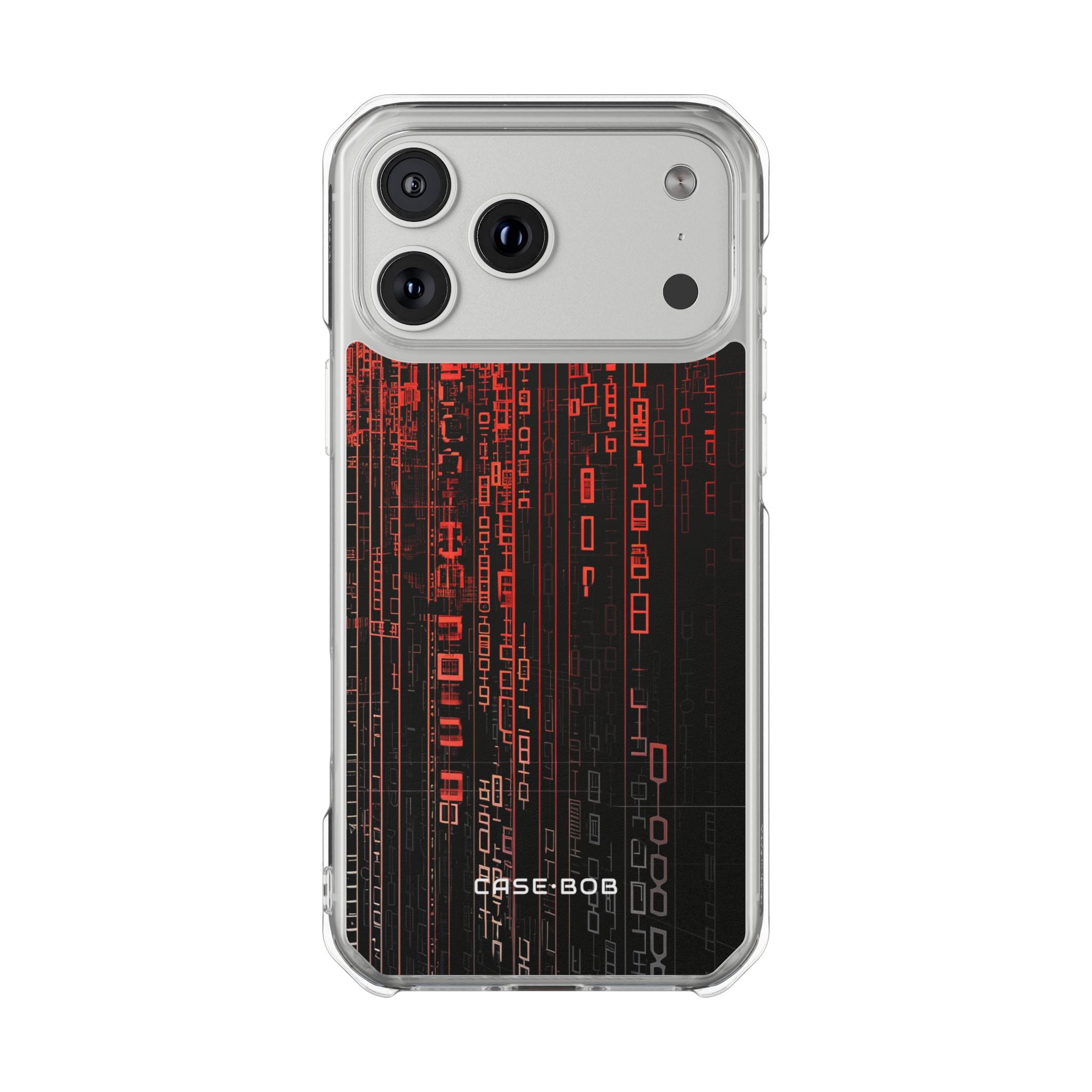 Red Columns iPhone 17 Pro Max Case - Impact