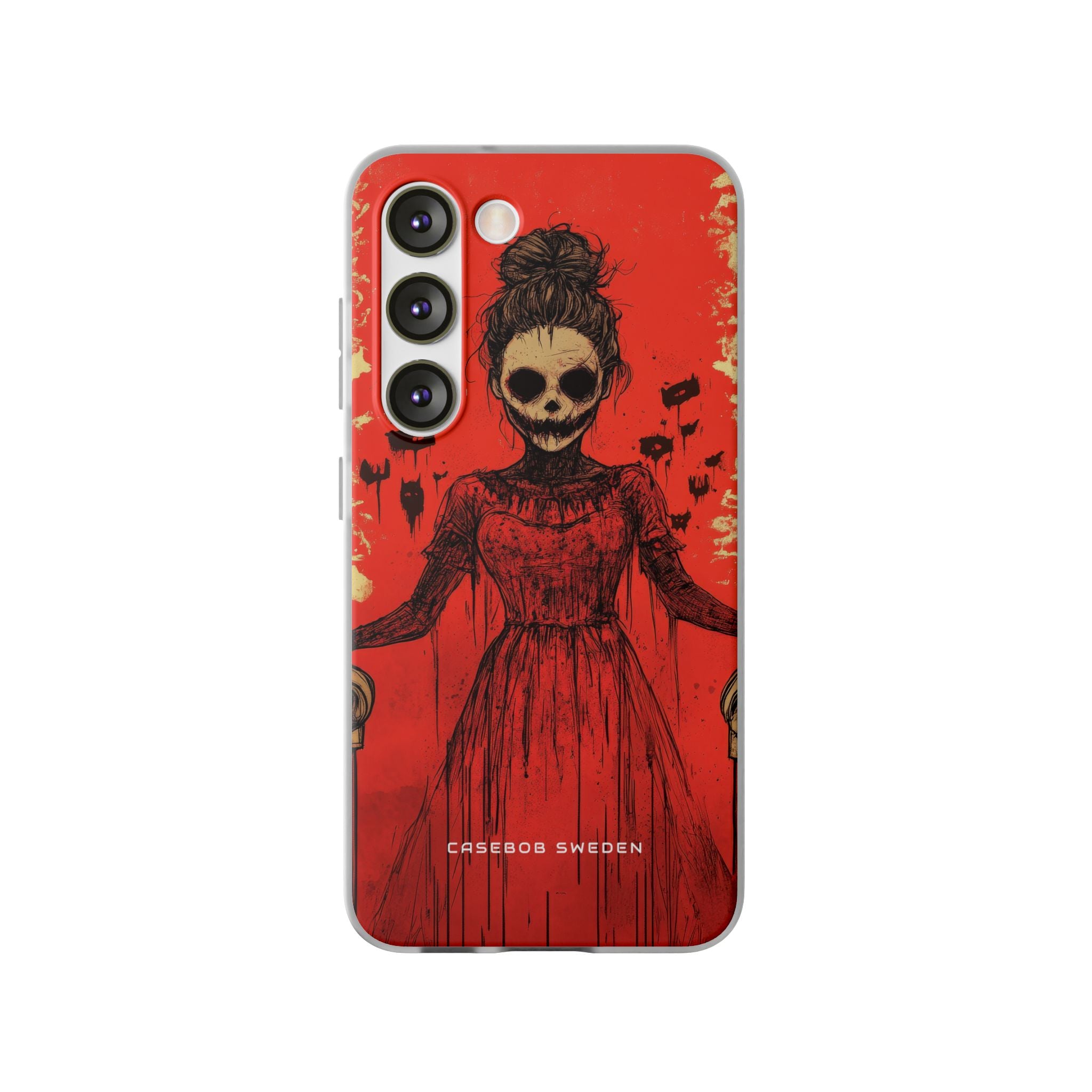 Haunting Scarlet Descent Samsung S23 - Flexi Phone Case