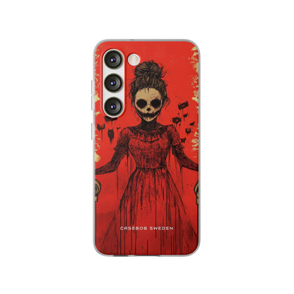 Haunting Scarlet Descent Samsung S23 - Flexi Phone Case