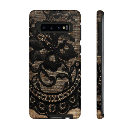 Broomrose Gothic Flower - Protective Phone Case