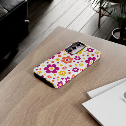 Retro Floral Playfulness - Samsung Case