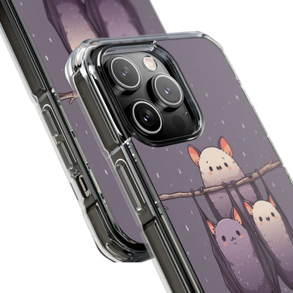 Bats Hang Playfully iPhone Case - Impact