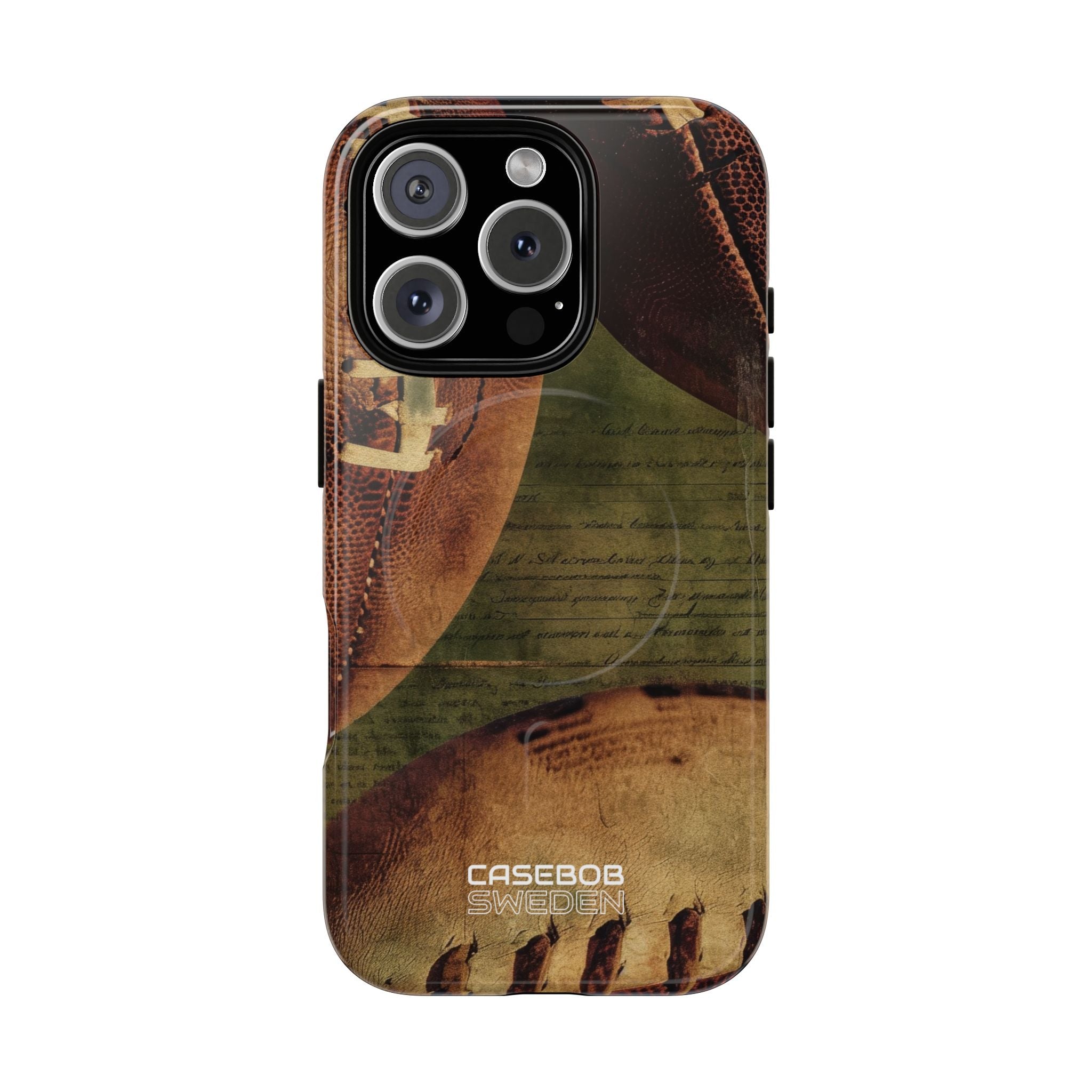 Vintage Football Textures iPhone 16 - Tough+