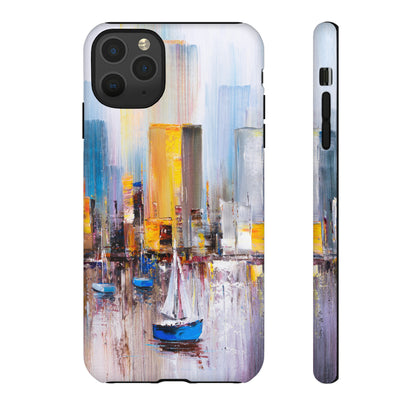 Oil Painting - Manhattan Bay - Protective Phone Case