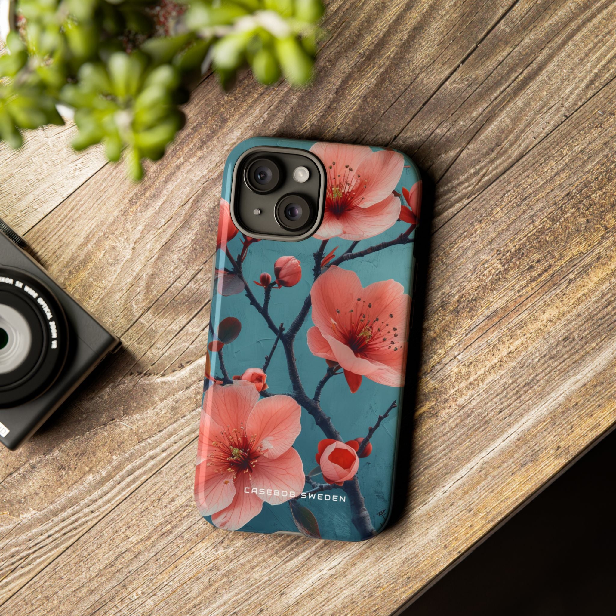 Floral Harmony Burst iPhone 15 - Tough Phone Case