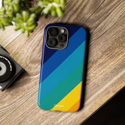 Diagonal Color Spectrum - iPhone Case