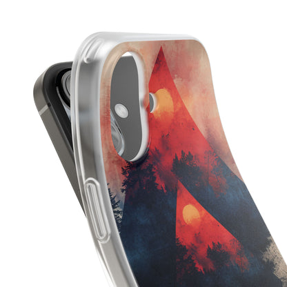 Red Sky Serenity - Flexi iPhone 16 Phone Case