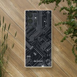 Cyber Circuitry Art | Biodegradable Phone Case