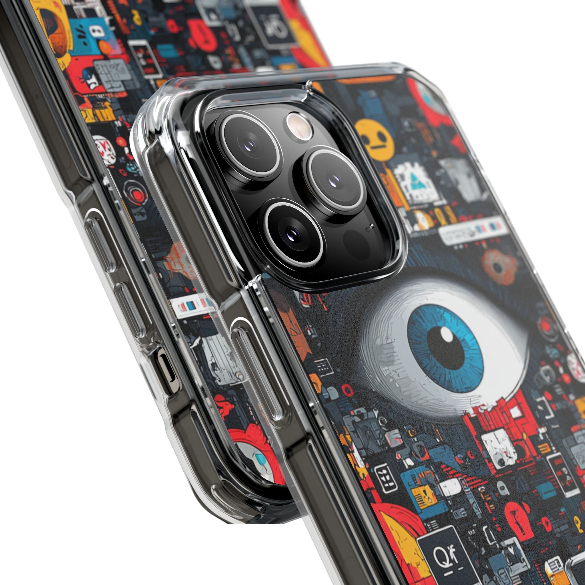 Digital Eye Blue iPhone 14 Pro Max Case - Impact