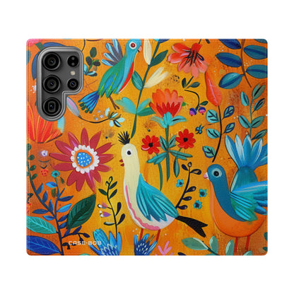 Bluebird Bloom - Samsung S23 Ultra Case - Wallet
