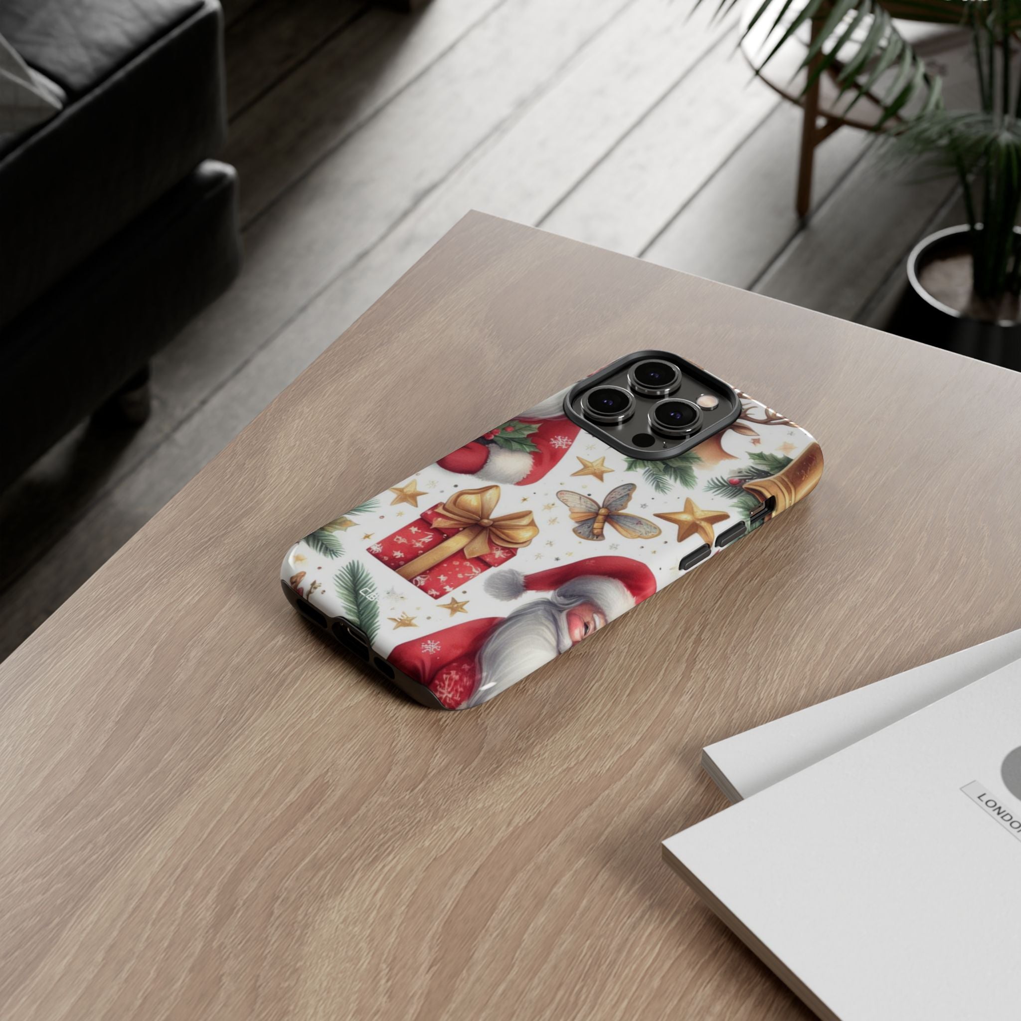 Joyful Santa Delivers - iPhone Case