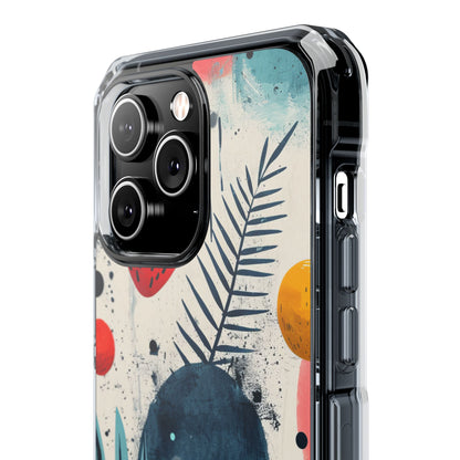 Vibrant Fruit Canvas - Clear Impact iPhone 14 Phone Case