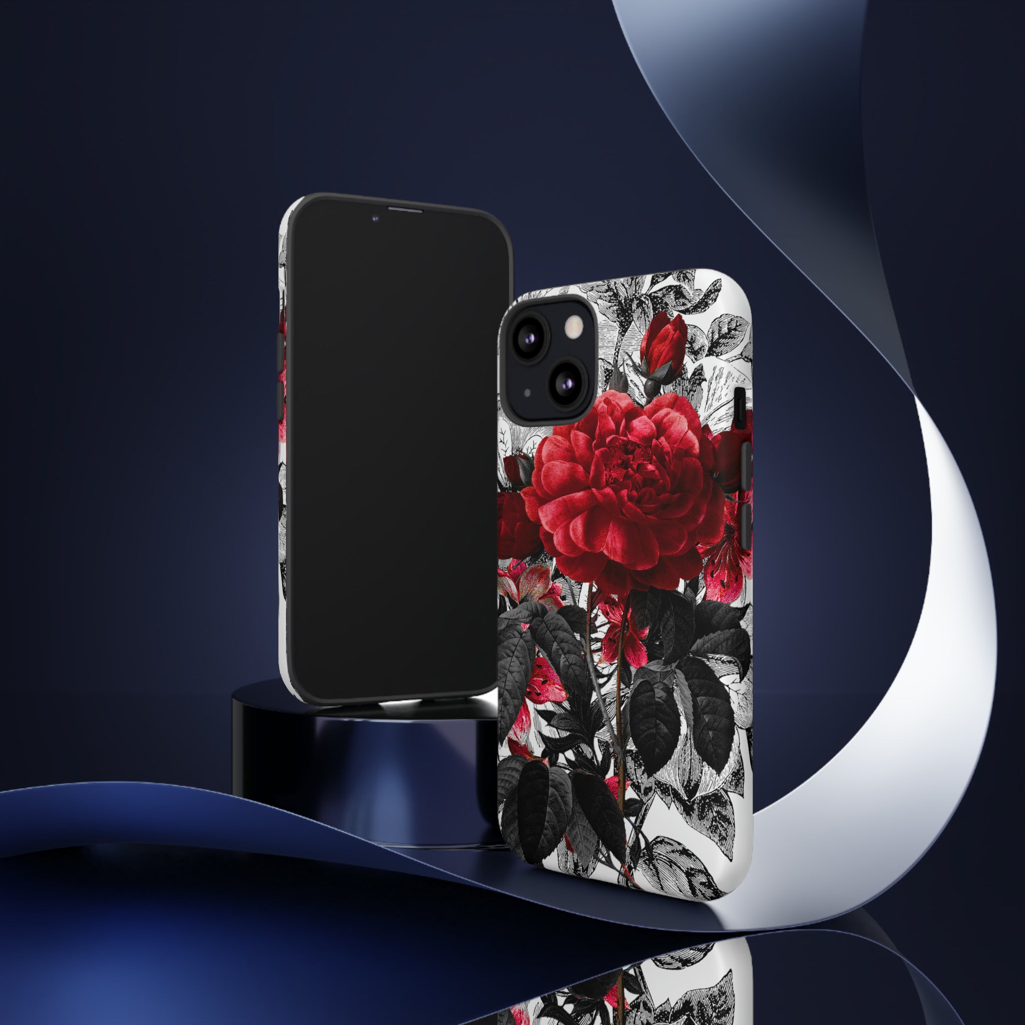 Grunicked Gothic Flower - Protective Phone Case