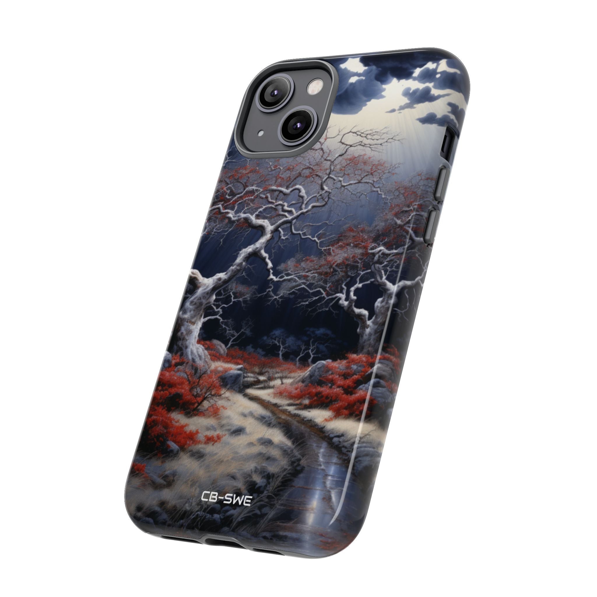Sunlit Gnarled Forest - iPhone Case