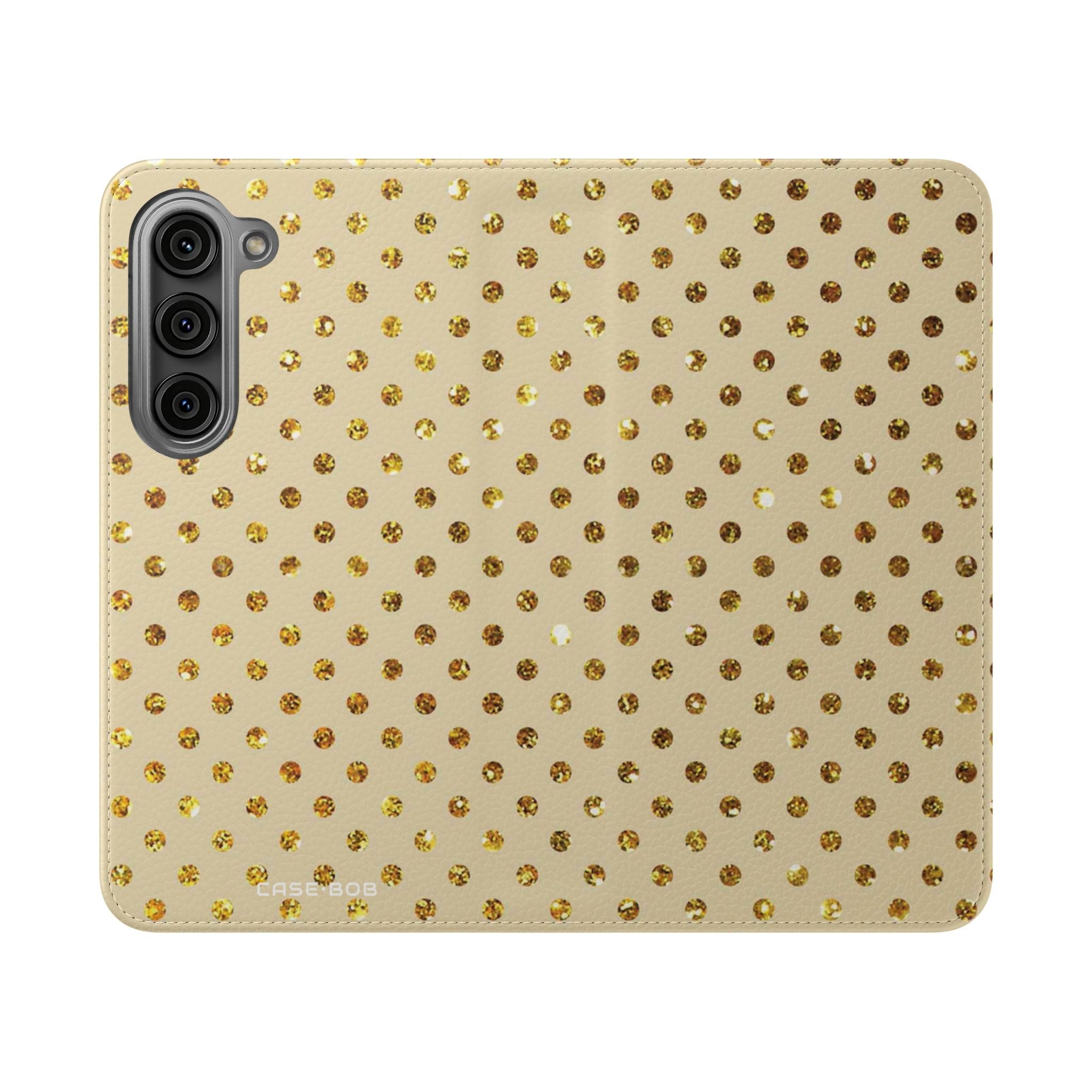 Golden Sparkle - Samsung S23 Case - Wallet