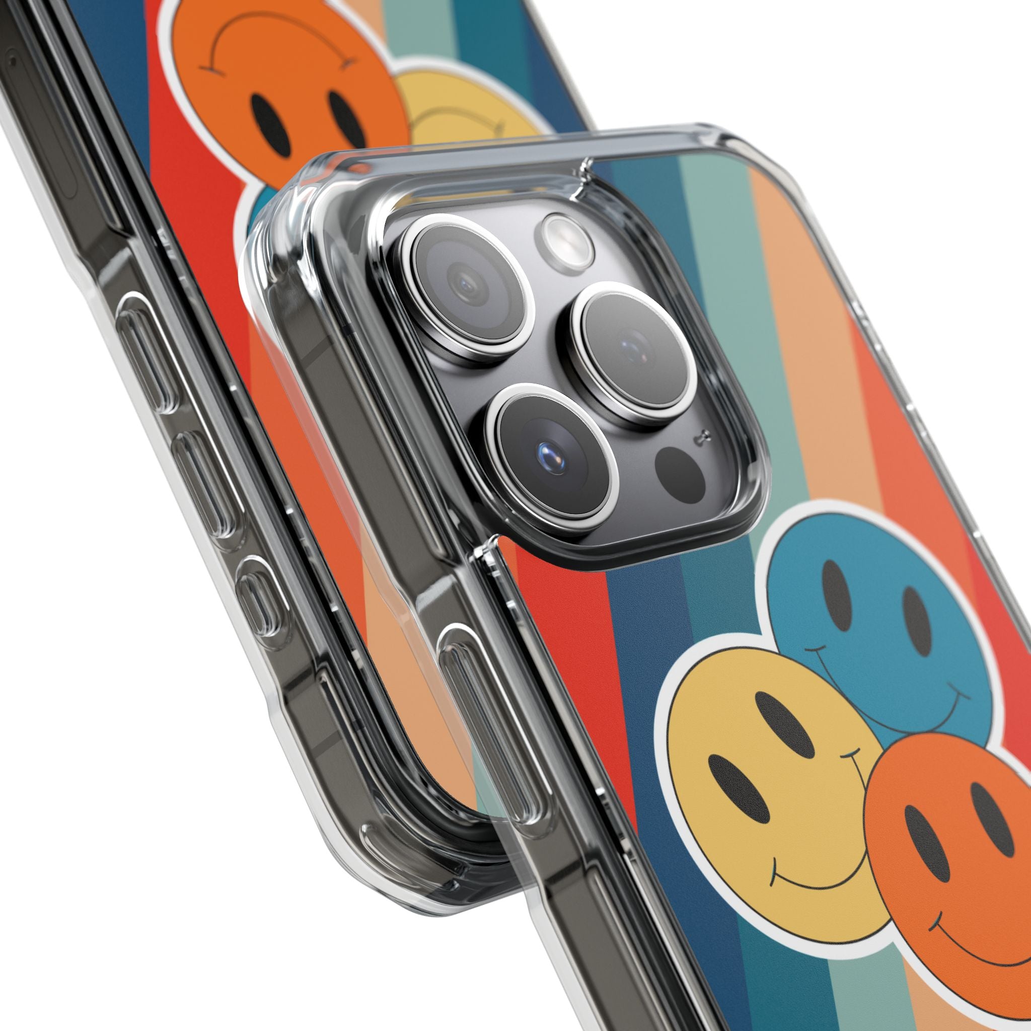 Retro Smiley Harmony iPhone Case - Impact