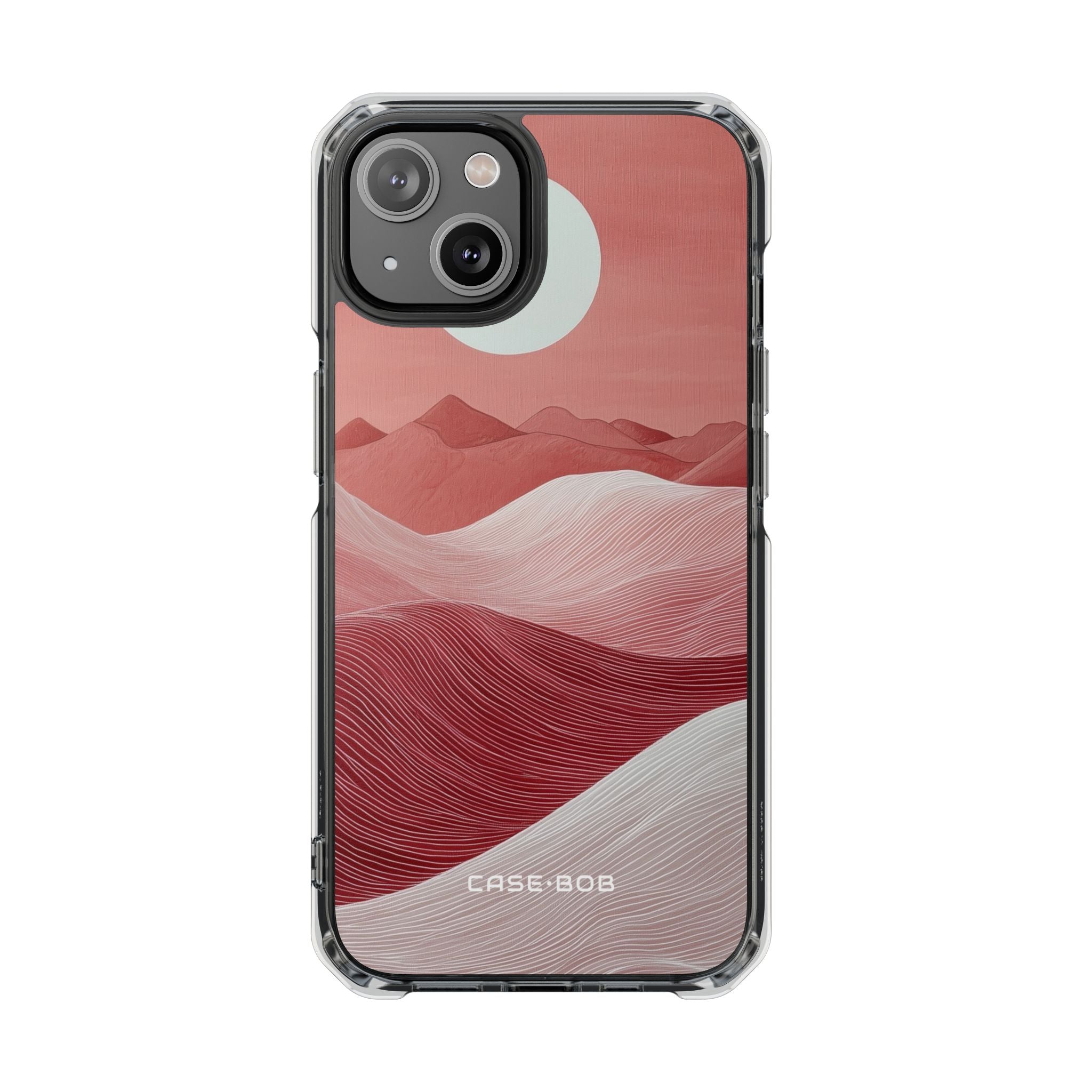 White Orb Dunes iPhone 14 Case - Impact
