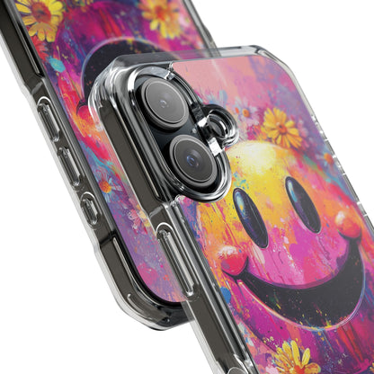 Joyful Smile Blooms iPhone Case - Impact