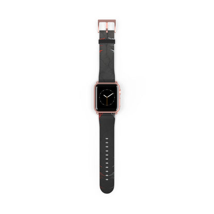 Crimson Silver Wings - Watch Band