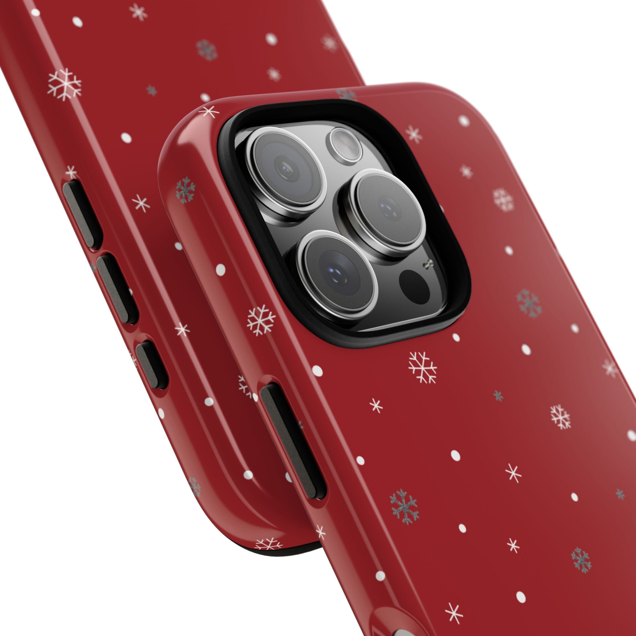 Snowflakes Dance Cheerfully - iPhone Case