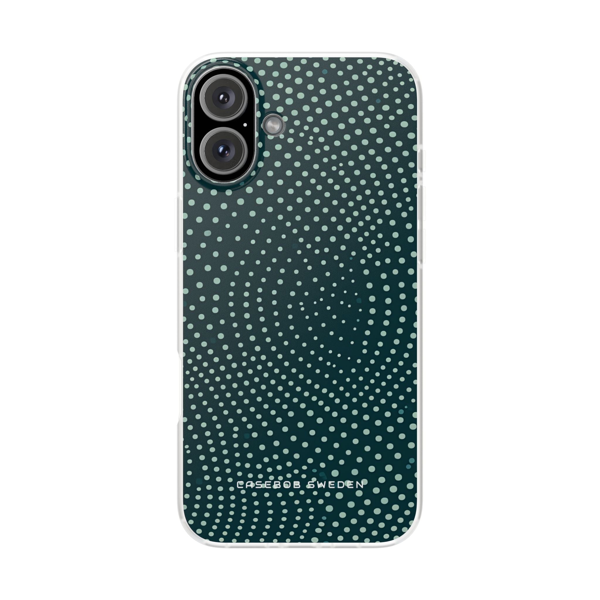 Teal Rippleflow iPhone 16 - Flexi Phone Case