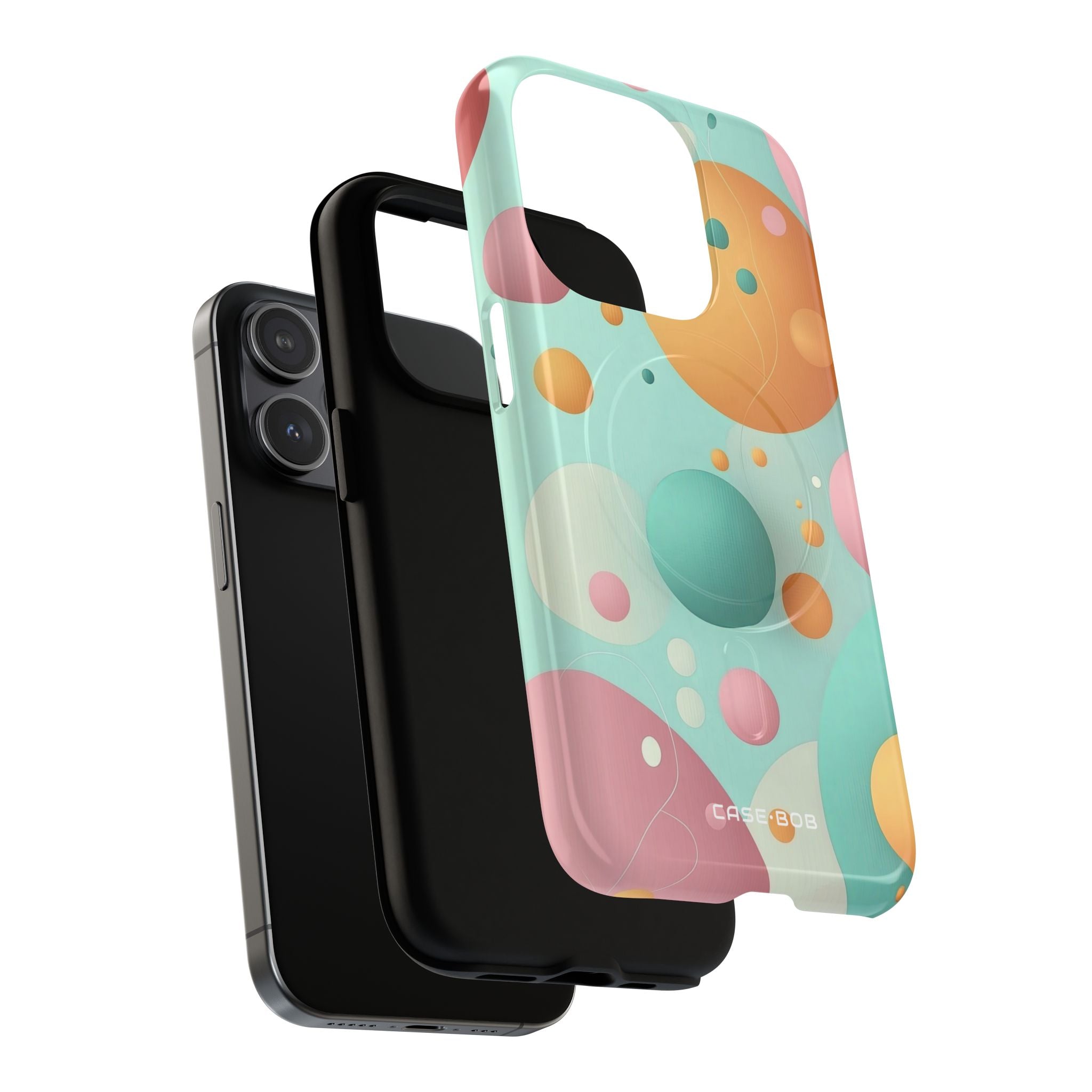 Pastel Circles iPhone 15 Pro Case - Tough+