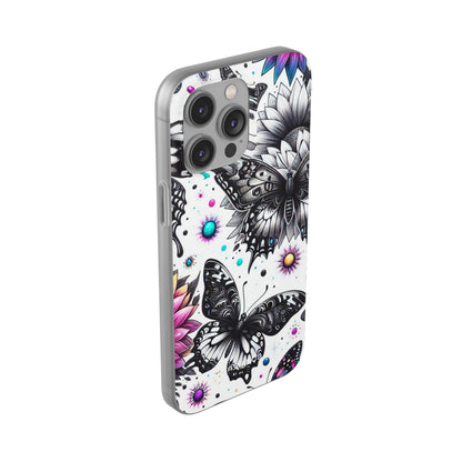 Butterfly Bloom iPhone 14 Pro Max Case - Soft