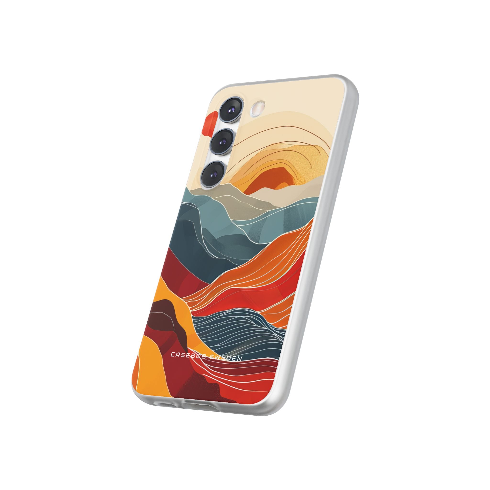 Harmonic Flow of Lines and Color Samsung S23 - Flexi Phone Case