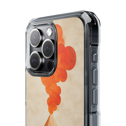 Erupting Heat Waves iPhone Case - Impact