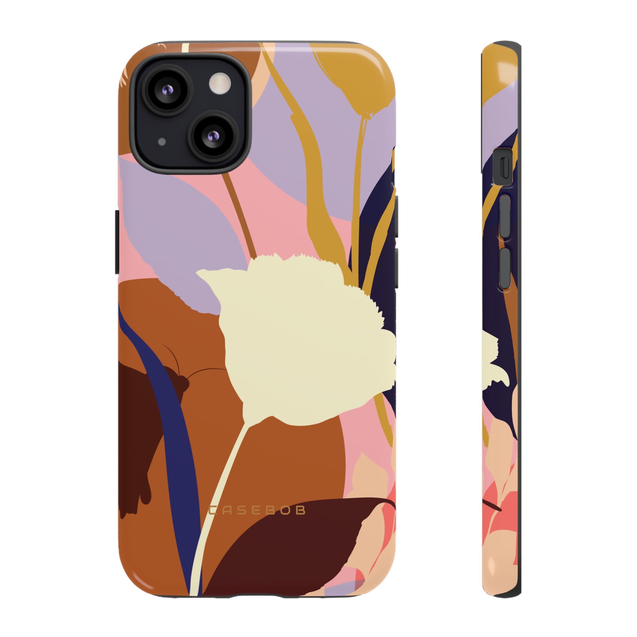 Summer Flower Silhouette iPhone case - Protective Phone Case