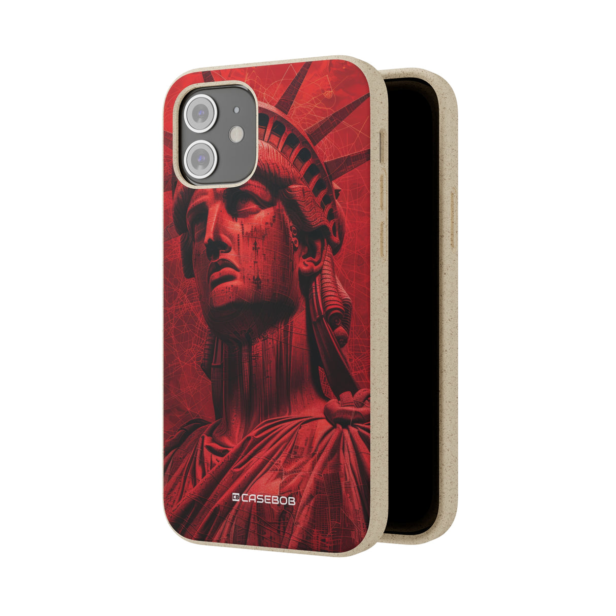 Red Liberty Revolution | Biodegradable Phone Case