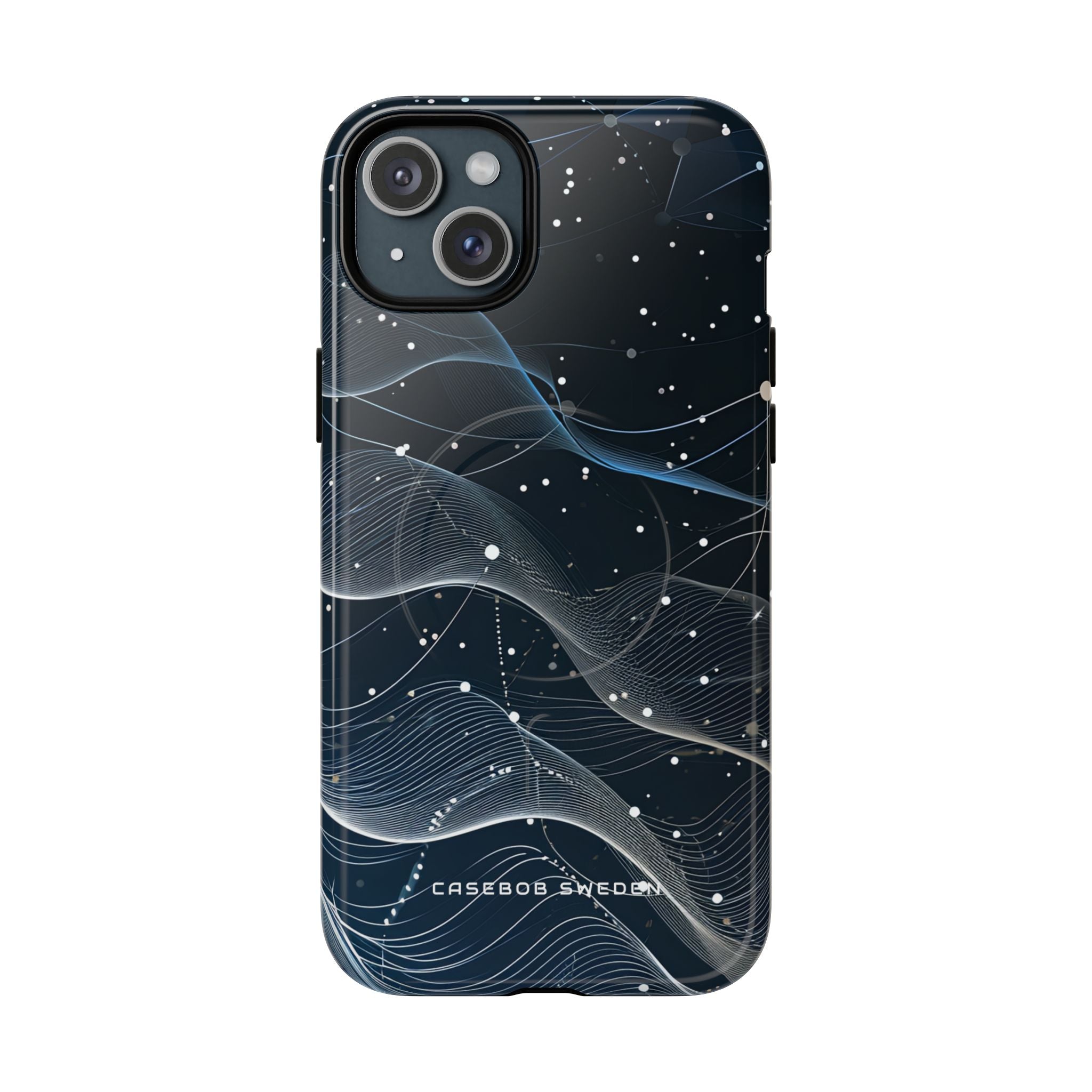 Gradient Neural Waves iPhone 15 | Tough+ Phone Case