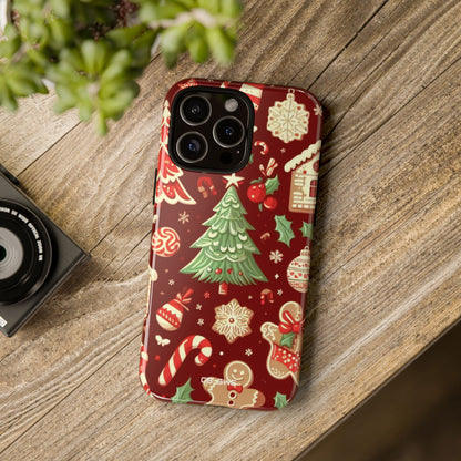 Gingerbread Smiles Shine - iPhone Case
