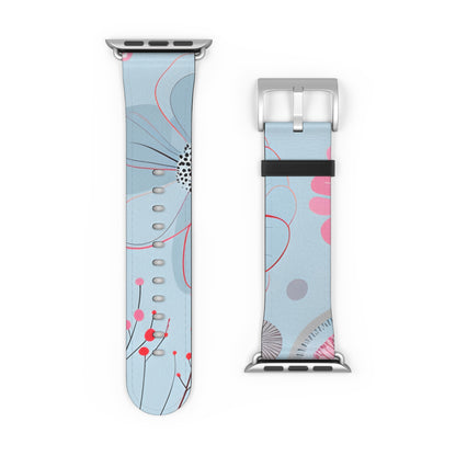 Outlined Bloom Radiance - Watch Band